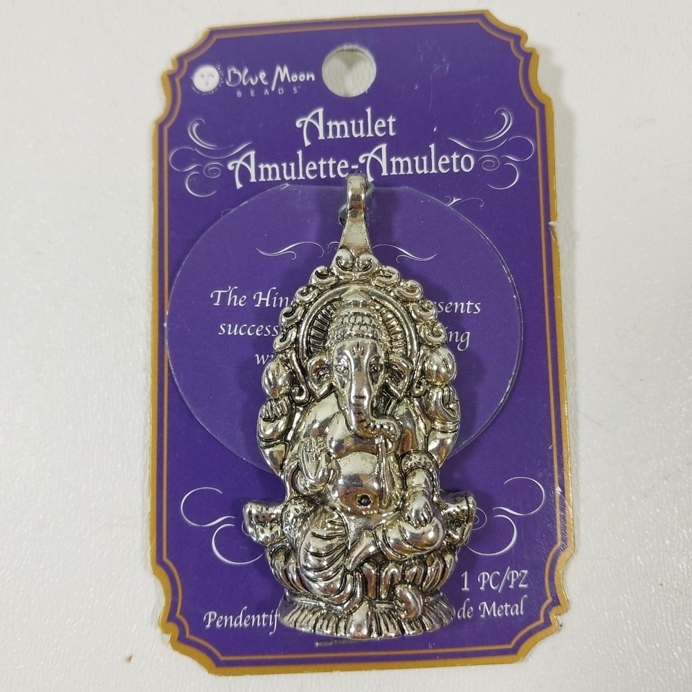 The Hindu Ganesh Amulet Metal Pendant